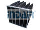 Cardboard Frame Pleated Air Filters Low Pressure Drop High Air Flow Rate